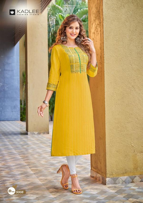 Kadlee Mahek 2 Fancy Wear RayonDesigner Kurti Collection 